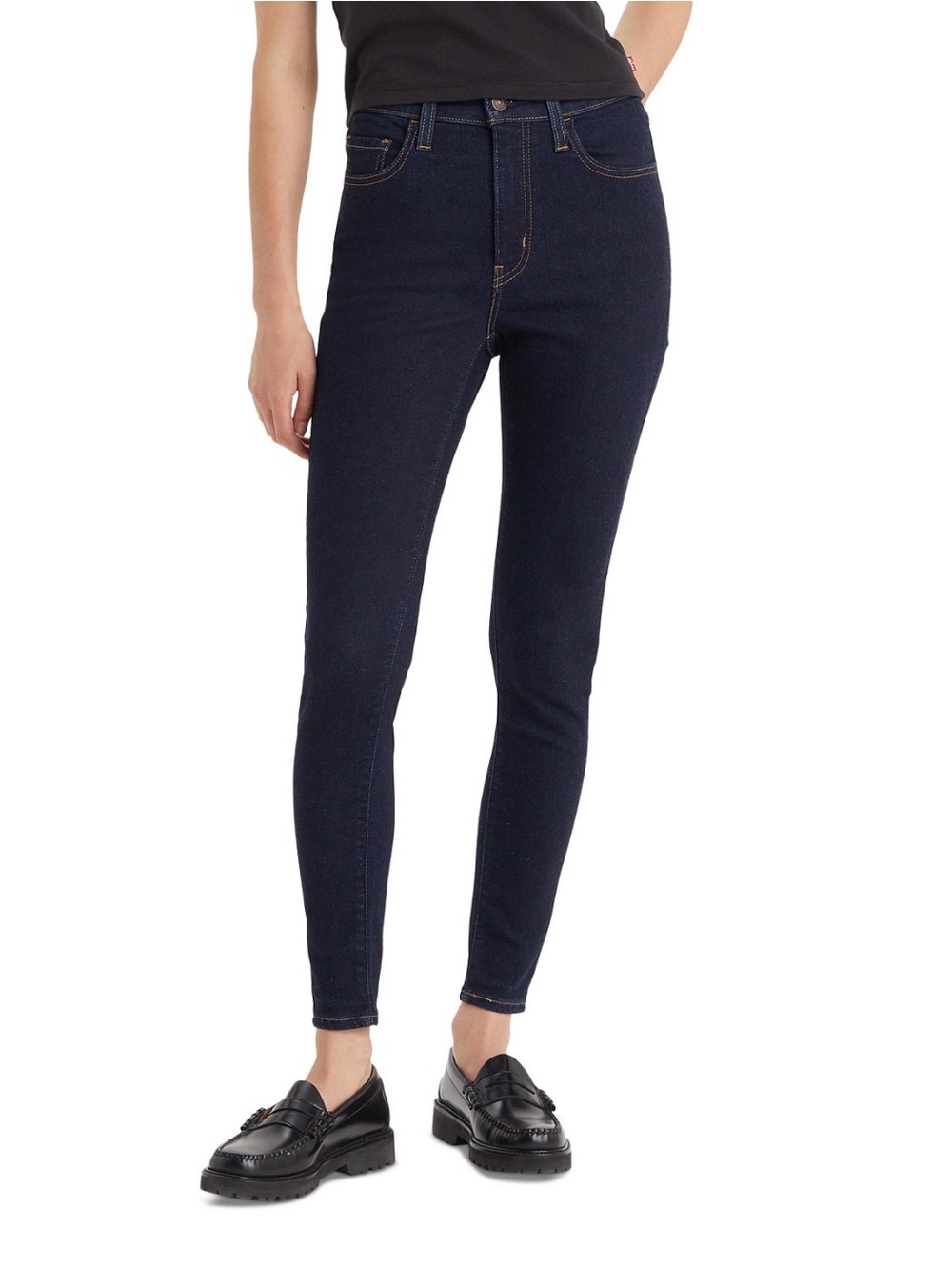Levi's High-Rise Skinny Jeans in Dark Indigo size 29
